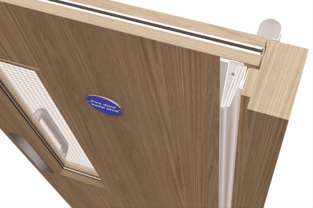 Complete Door Safety System Set - Finger Guards for Commercial Door Hinges, Push Side + Pull Side