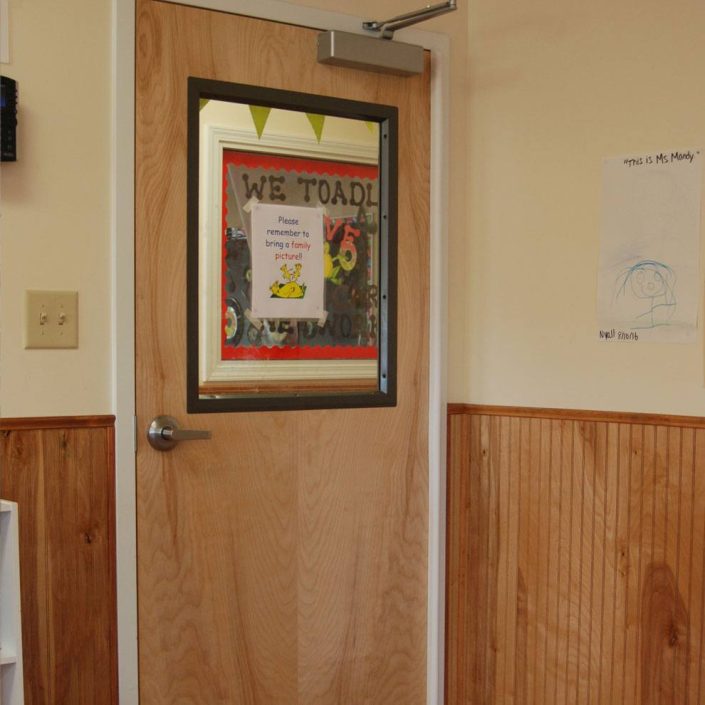 MK1-B Fingersafe Finger Guards for Commercial Door Hinges (Pull Side Only) 8 MK1B Pull Side Only Installation